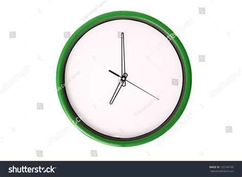 Clock Showing 7 Oclock Isolated On Stock Photo 125146100 | Shutterstock