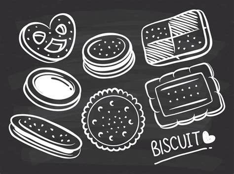 Set Of Biscuit Doodle Stock Vector Mhatzapa 38229353