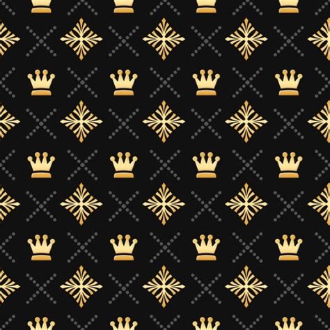 King Crown White Transparent, King Crown Seamless Pattern, Pattern Clipart, Pattern, Background ...