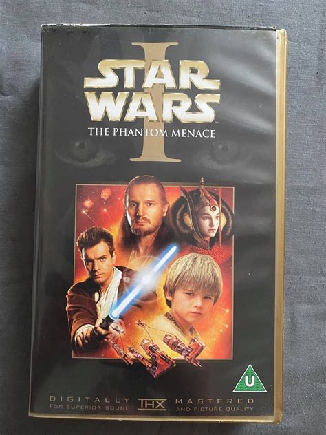 Star Wars Episode 1 The Phantom Menace VHS Videotape Light W Original