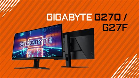 Обзор игровых монитора GIGABYTE G27Q и GIGABYTE G27F - YouTube
