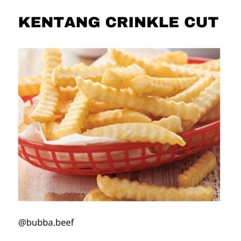 Jual Kentang Goreng Frozen Crinkle Cut Kentang Frozen Potongan