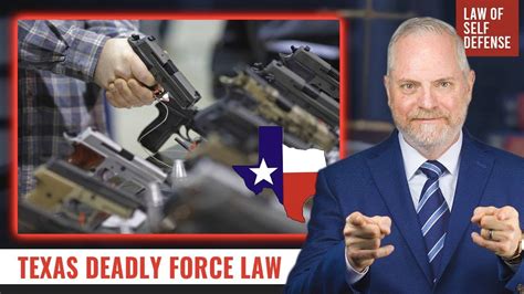 Texas Penal Code On Deadly Force To Protect Mere Personal Property