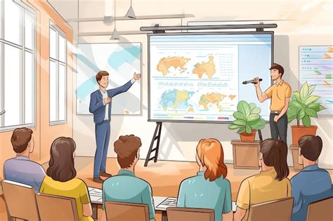 premium photo studentpresentationinclassroom