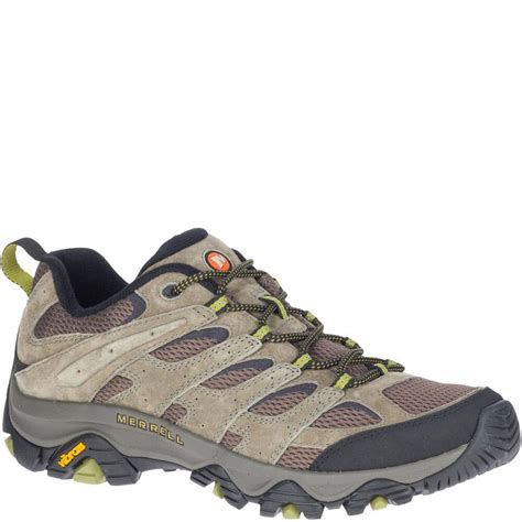 Merrell Mens Moab 3 Wide Hiking Shoes Walnutmoss Elliottsboots