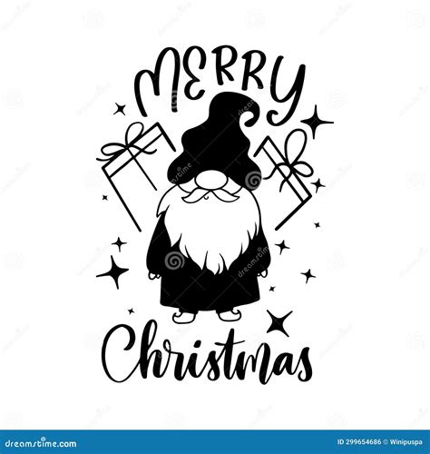 Christmas Lettering Quotes And Phrases Stock Vector Illustration Of