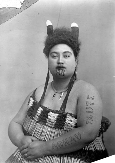 Portrait Of Pikau Teimana Of Putaruru Wearing A Piupiu And With The