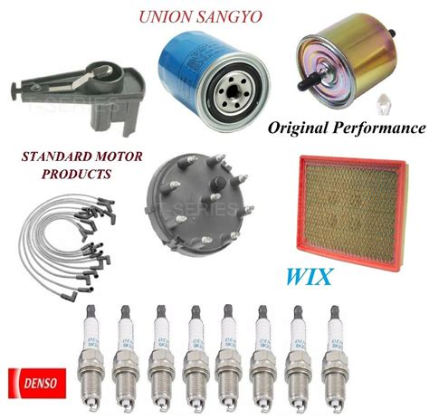 Tune Up Kit Air Oil Fuel Filters Wire Spark Plugs For FORD MUSTANG V8 5