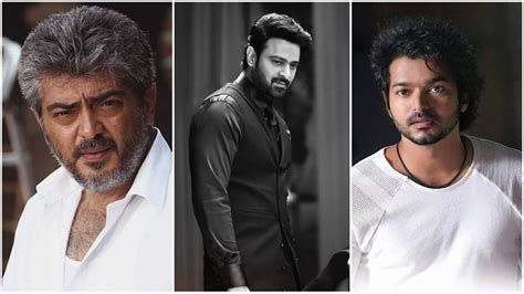 10 Highly Paid South Indian Actors: From Prabhas To Ajith Kumar