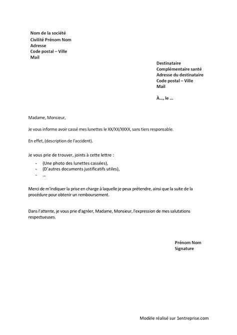 Modèle Déclaration De Sinistre Portable Cassé Gratuit