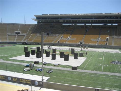 Cal Memorial Stadium Seating Map Elcho Table