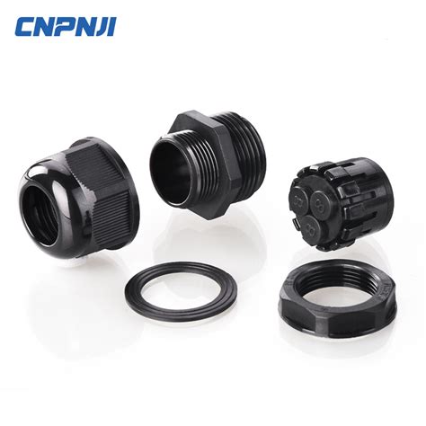 Cnpnji Waterproof Nylon Cable Gland Ip68 Nylon Plastic Cable Connector China Cable Connector