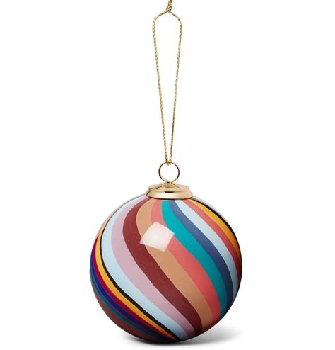 Paul Smith Striped Glass Bauble Multi Paul Smith