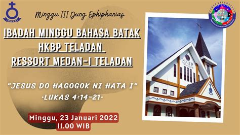 LIVE Ibadah Bahasa Batak HKBP Teladan Ressort Medan I Teladan Minggu