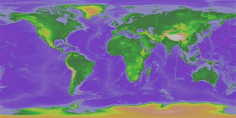 World Satellite Map - Guide of the World