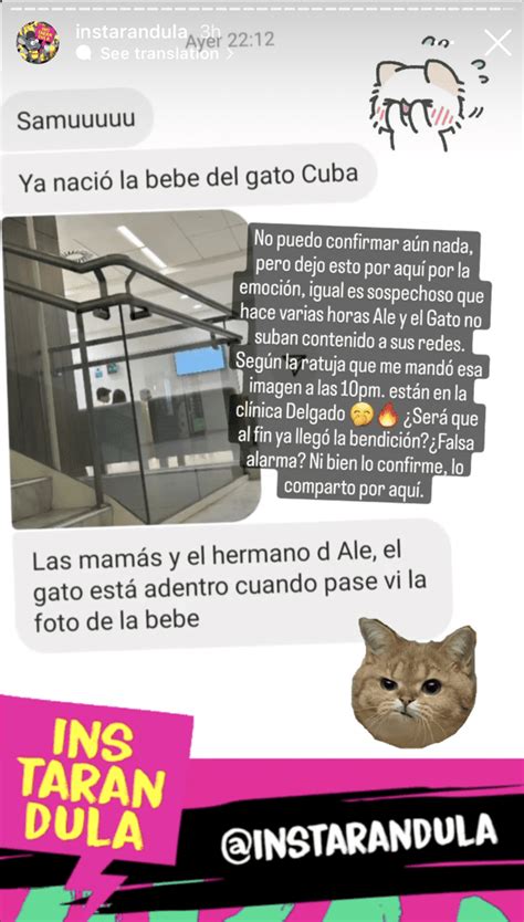 Rodrigo Cuba Y Ale Venturo Ya Son Pap S Hija Del Gato Cuba Habr A