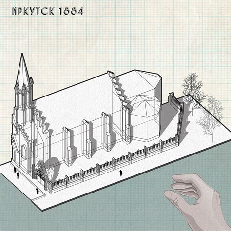 Roman Catholic church. Irkutsk. on Behance