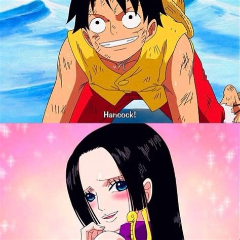 Luffy And Hancock One Piece Meme One Piece Ship One Piece Luffy One Piece Manga Luffy And