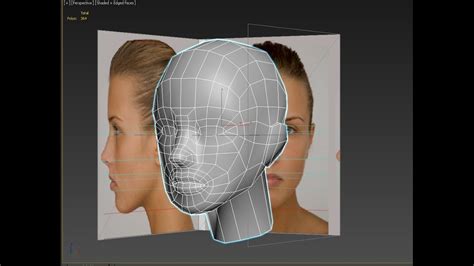 Autodesk 3ds Max 3D head modeling from sphere- low poly - YouTube