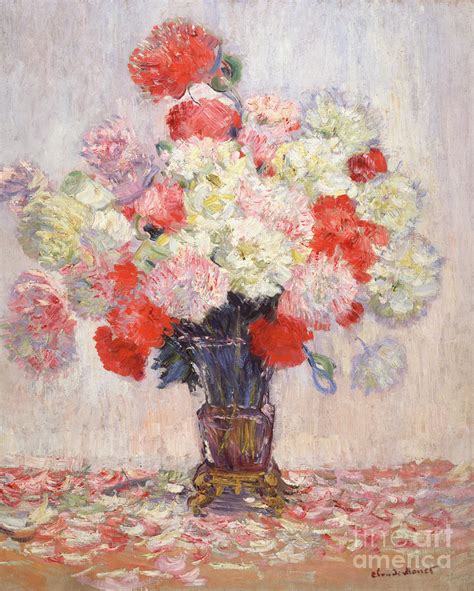 Still Life of Flowers Painting by Claude Monet - Pixels