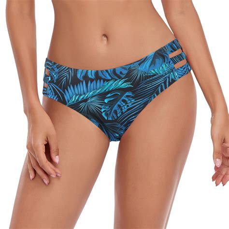 RELLECIGA Women S Swimsuit Strappy Bikini Swim Bottom Full Coverage