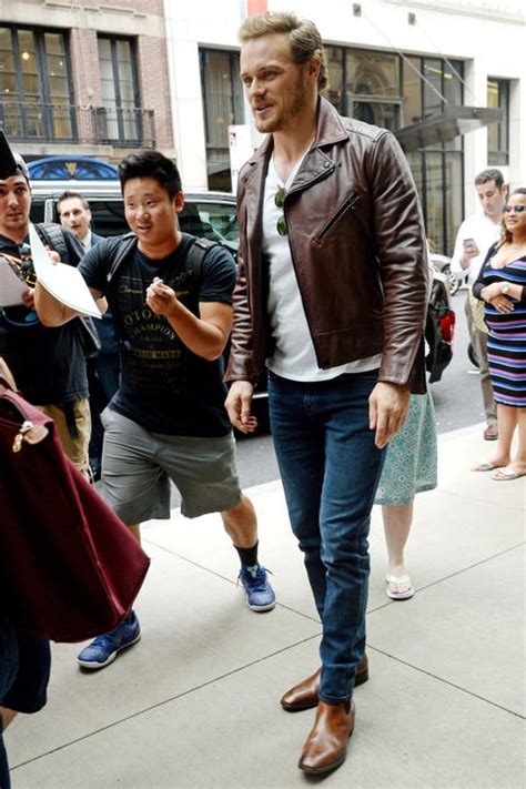 Sam Heughan Is Looking Stylish as Hell Right Now