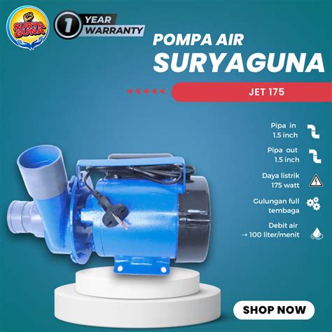 Jual Pompa Air Modifikasi Jet 175 Pipa 1 5 Dim Pompa Air Suryaguna