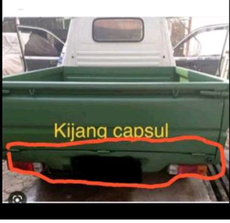 Plat Lampu Stop Kijang Kapsul Pick Up Panel Belakang Bak Lazada