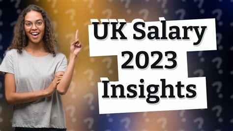 What Is The Average Uk Salary 2023 Youtube