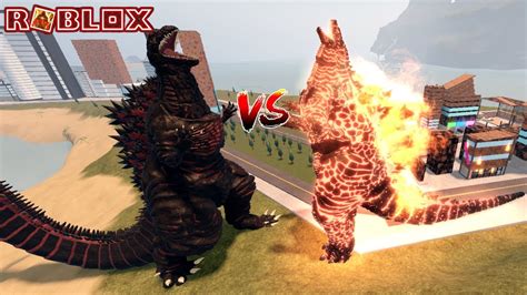 Roblox Kaiju Universe Thermonuclear Godzilla Vs Shin Godzilla Youtube