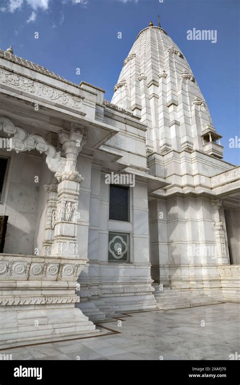 Jaipur India Hindu Temple Birla Mandir Built In It Is Made