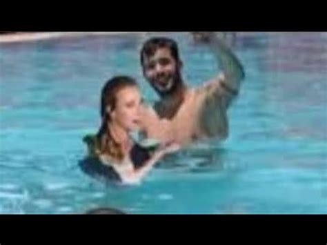 Elçin Sangu and Barış Arduc se enamoraron en la piscina YouTube