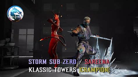 Mortal Kombat 1 STORM Sub Zero Sareena VS Klassic Towers Champion