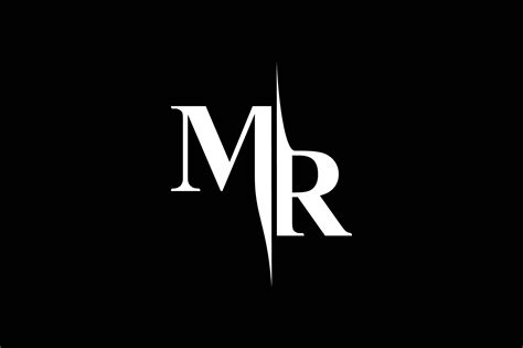 Mr Monogram Logo V5 By Vectorseller Thehungryjpeg