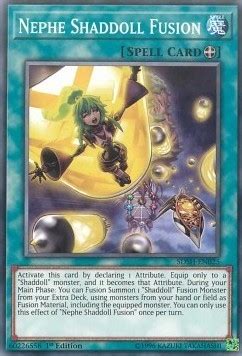 Nephe Shaddoll Fusion Structure Deck Shaddoll Showdown Yu Gi Oh