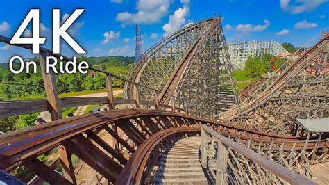 4k On Ride Roar Coaster Pov Six Flags America Youtube