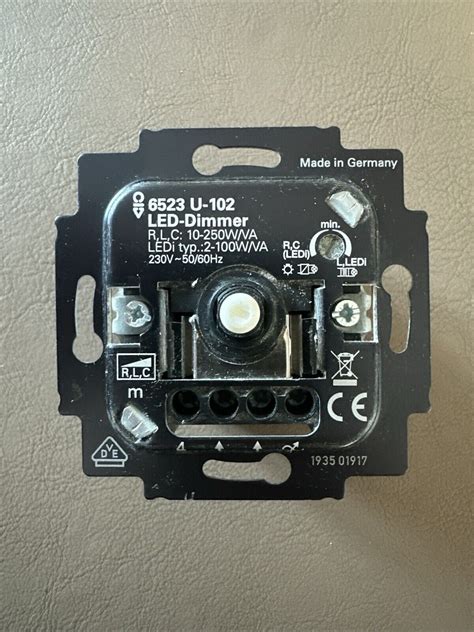 Busch Jaeger U Dimmer Einsatz Ebay