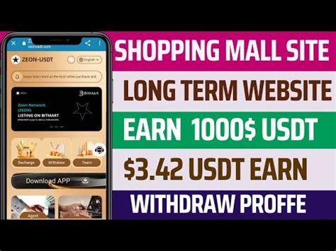 Usdt Mall New Usdt Earning Site Usdt Mining App Free Usdt