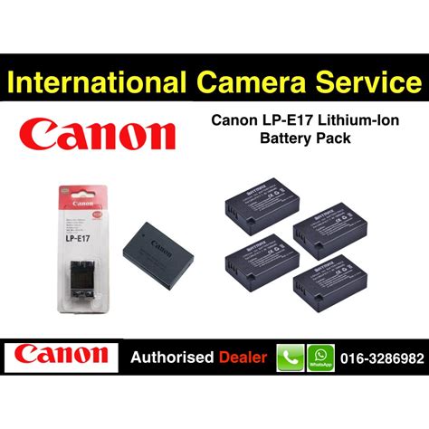 Canon Lp E17 Lithium Ion Battery Pack Genuine Canon Batteryfor Eos Rp