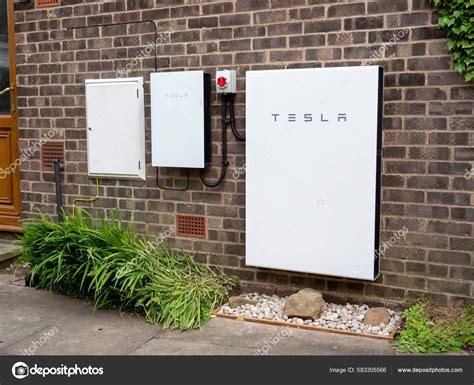 Tesla Powerwall Backup Gateway Installed Brick House Wall – Stock Editorial Photo © AngieC333 ...