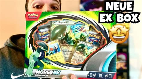 NEUE Pokemon MOPEX EX KOLLEKTION BOX gönnt Pokemon Karten Booster