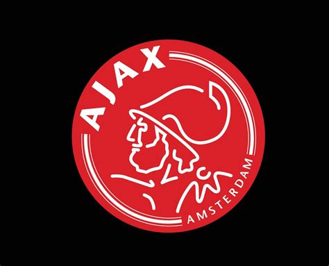 Ajax Amsterdam Club Symbol Logo Netherlands Eredivisie League Football Abstract Design Vector