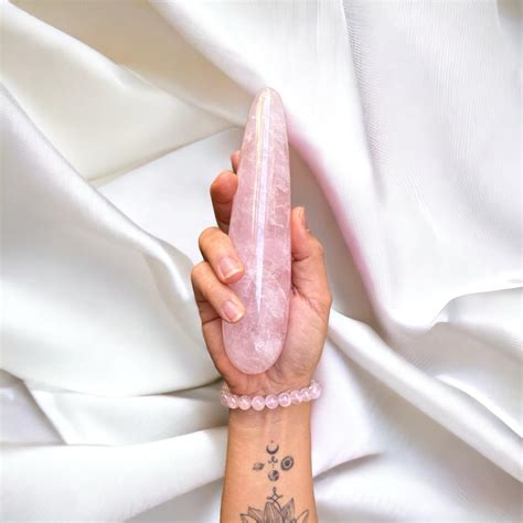 Rose Quartz Yoni Massage Wand Sacred Gems Australia