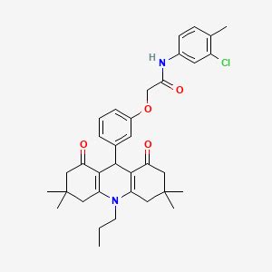 N 3 Chloro 4 Methylphenyl 2 3 3 3 6 6 Tetramethyl 1 8 Dioxo 10