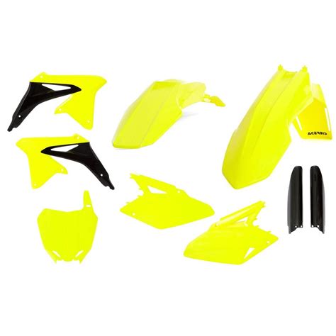 Acerbis Plastic Kit Full Kit Suzuki RMZ 450 08 17 Neon Yellow Maciag