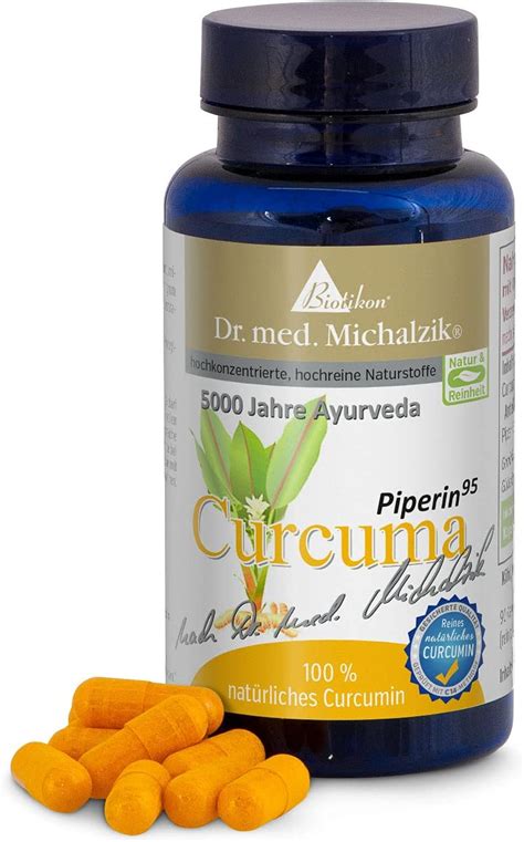 Curcuma Tumeric Piperin Dr Med Michalzik 95 Curcuminoide 5 Mg