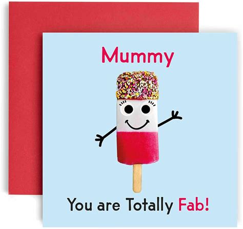 Huxters Birthday Cards For Women You Re Fab Ice Lolly Birthday Mummy