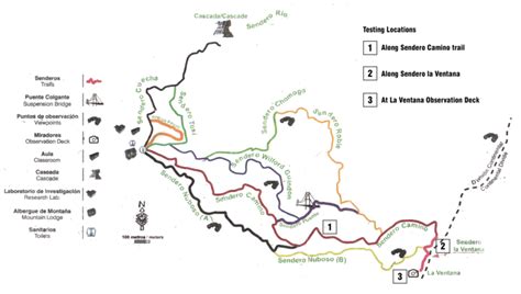 Monteverde Cloud Forest Reserve Map