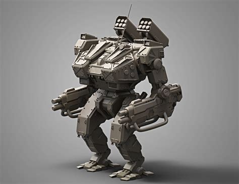 Sci Fi Robot 3d Cgtrader