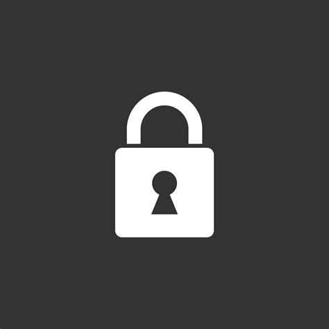 Padlock Icon Logo Template Illustration Design Vector EPS 10